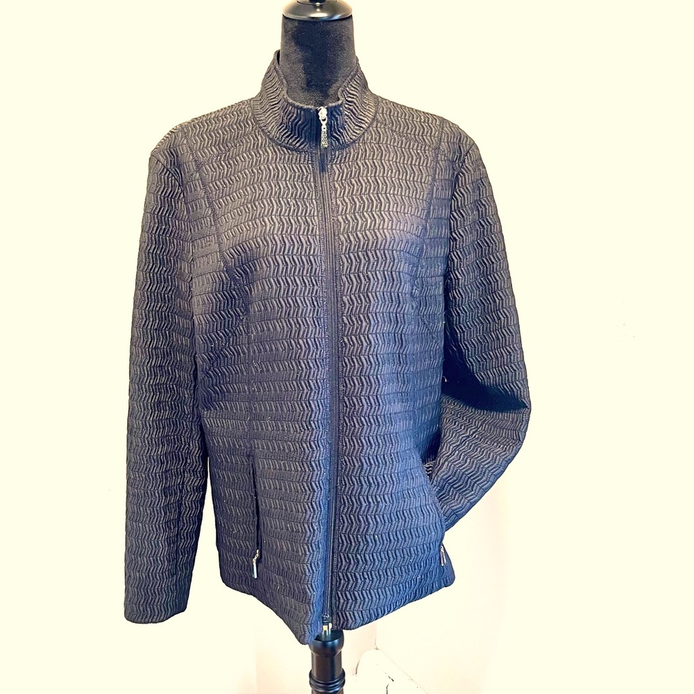 Pendleton Jacket Quilted Lined High Collar Full Z… - image 1